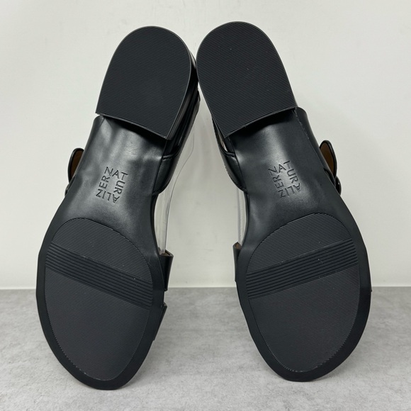 Naturalizer MEESHA Black Leather Buckle Strap Sandals Size 7 - Picture 7 of 10